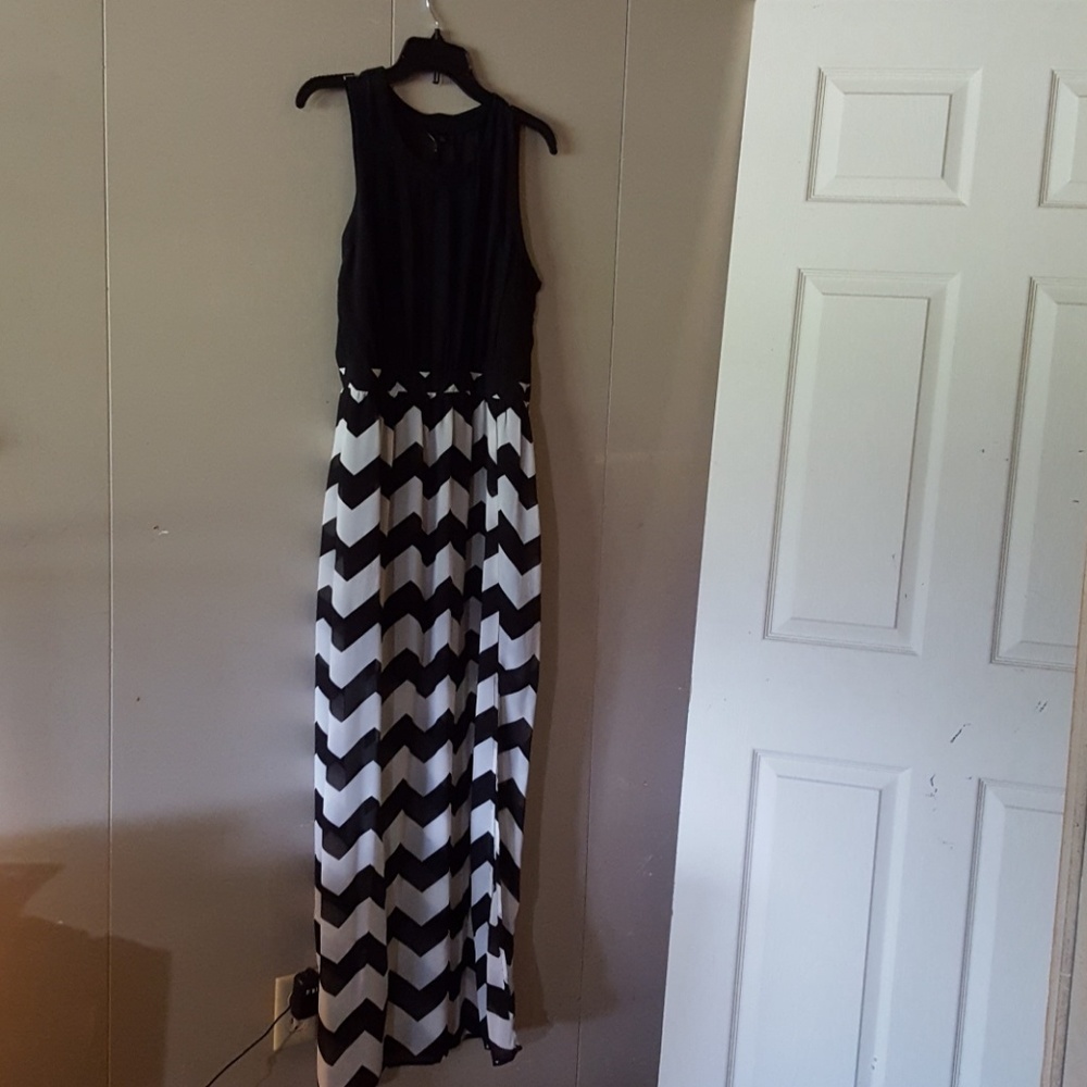 Black and White Dress